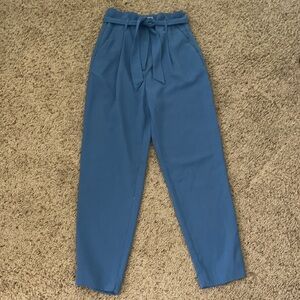 blue h&m work pants